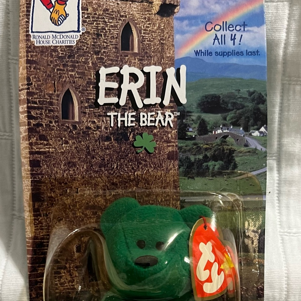 Erin bear by Ty.  COLLECTABLE !
